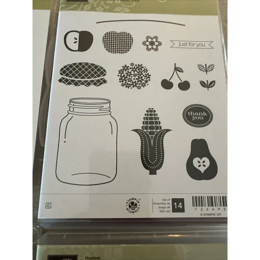 Stampin Up Lot 8 Stamp Sets Four Seasons Blossoms Occasions Thoughts & Prayers